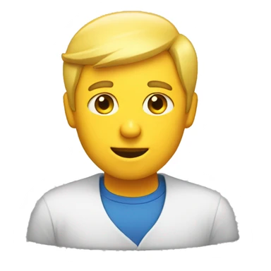 a text emoji saying HELPER sticker