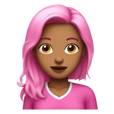 Good girl with pink  sticker