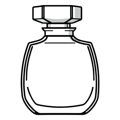 collectible vintage AVON perfume bottle shaped like a figurine sticker