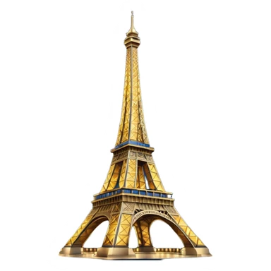 Eiffel Tower Night bright sticker