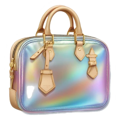 Iridescent Louis Vuitton bag sticker