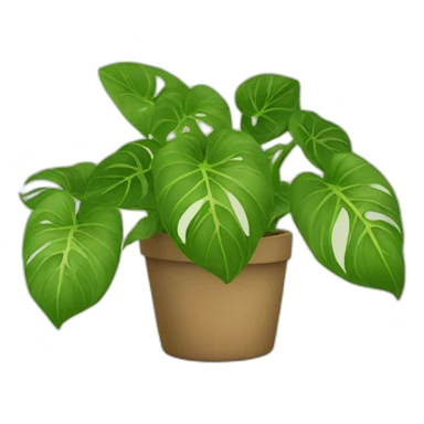 Golden pothos sticker