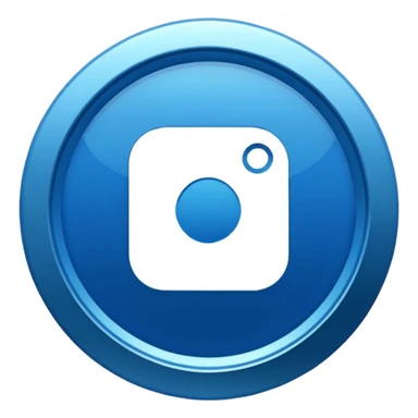 Instagram verified account badge, also known as the blue tick. sticker