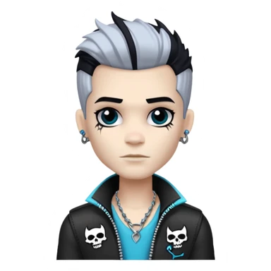 Frankie stein monster high  doll boy sticker