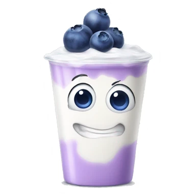 Blueberry yogurt  sticker