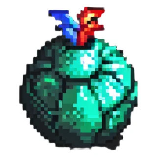 low poly bomb power up item sticker