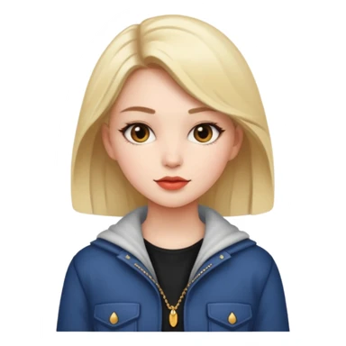 Ahestetic girl sticker