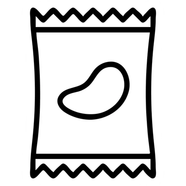 snack, elegant, flat sticker