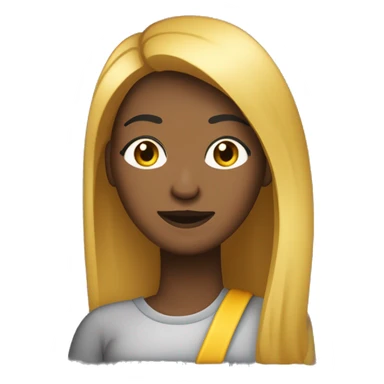 Seria uma mulher 
Cabelo longo e escuro 
Usaria óculos tipo quadradinho (parecido com o meu) 
Gostaria de usar roupas roxa e amarela

A personalidade dela seria tranquila, extremamente carinhosa, amiga, sorridente e inteligente. sticker