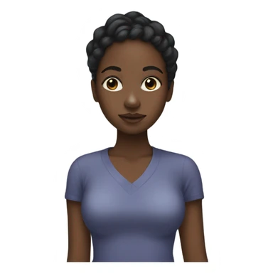 blackgirl drawing sticker