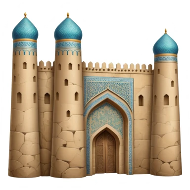 samarkand city walls, no frame sticker