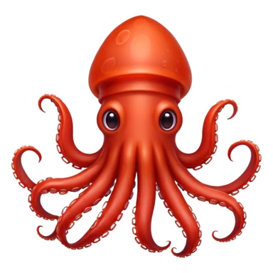 red squid like the 3rd one below sticker