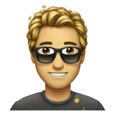 Kevin qui met des paillettes dans sa vie sticker