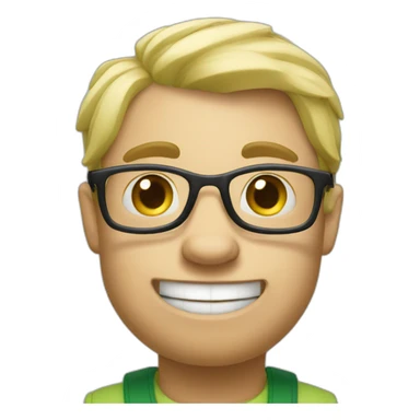 green piggy trader sticker