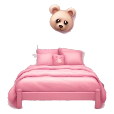 room cute bears pink sticker