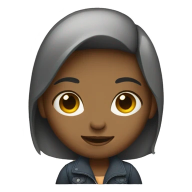 Girl with laptop front  sticker