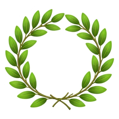 Laurel Wreath sticker