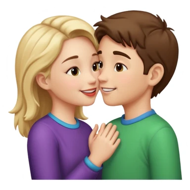 Love kissing mod boy and girl sticker
