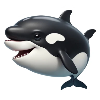 cinematic-comical-orca-portrait-emoji,-head-tilted-dramatically-with-an-exaggeratedly-shocked-expression,-featuring-a-sleek-black-and-white-body-with-wide,-comically-expressive-eyes-full-of-playful-disbelief-and-animated-flippers,-simple sticker
