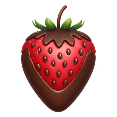 chocolate covered strawberry  sticker