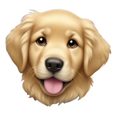 A golden retriever puppy wearing a cheerleader outfit  sticker