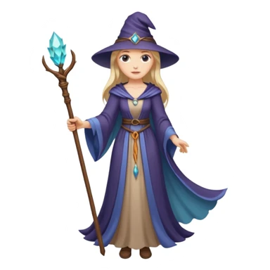 Elegant sorceress – Long dress, staff





 sticker