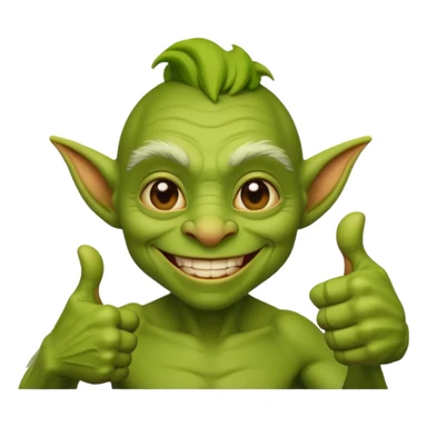 goblin thumbs up sticker