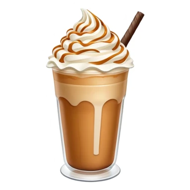Caramel frappe sticker