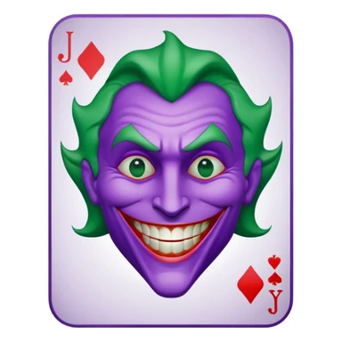 joker's calling card sticker