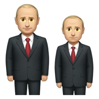 Putin showed dislike sticker