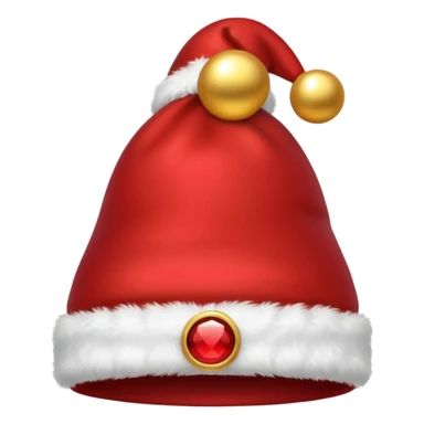 new year hat, christmas hat sticker
