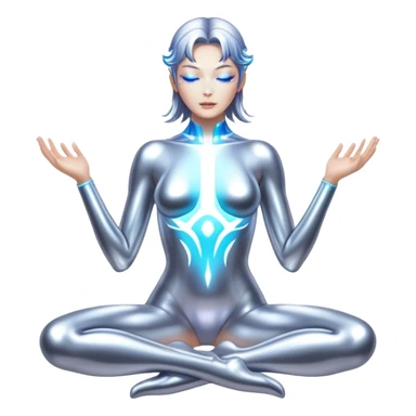 sorayama astral body glowing aura sticker