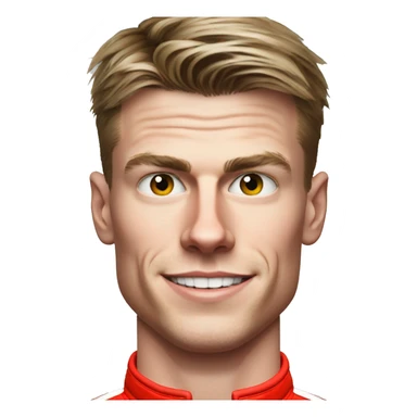 Max verstappen dans une Ferrari  sticker