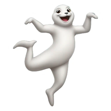 Daulphin dancing sticker