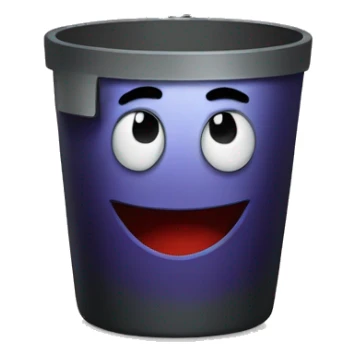 Un vampire dans une poubelle sticker