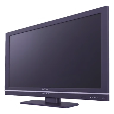 Sony flat screen television sticker