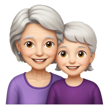 Grandmother - granddaughter sticker