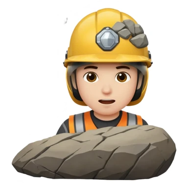 pero tiene que representar un accidente. un objeto golpeando el casco de la persona, o un brazo atrapado  sticker