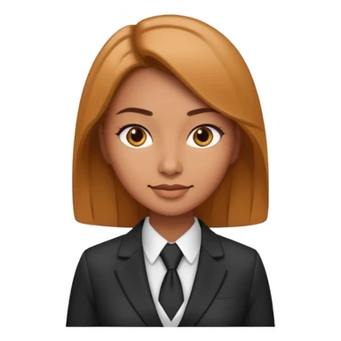 ceo woman confidently wears smart business attire sticker