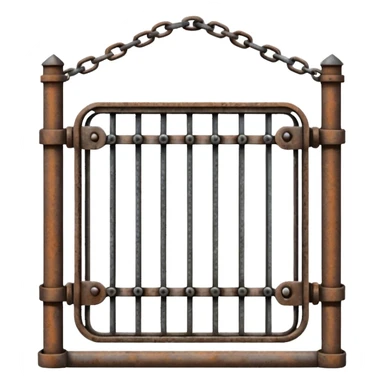 Chain gate sticker