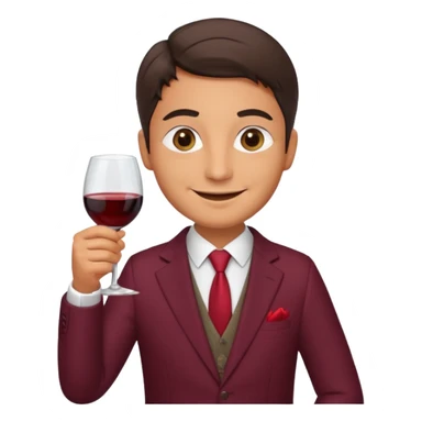 Italian accountant who loves red wine fishing movies sticker