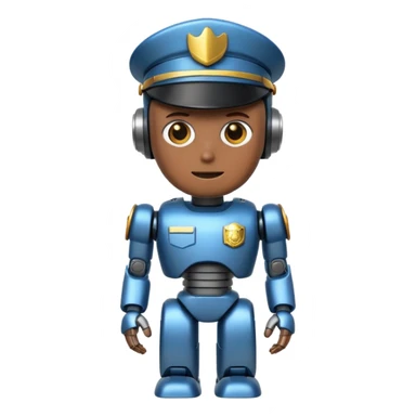 robot cop sticker