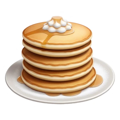 Poffertjes Cinematic Realistic Poffertjes Dessert Emoji, depicted as small, fluffy Dutch pancakes dusted with powdered sugar, rendered with lifelike textures and warm, inviting lighting. sticker