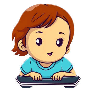 girl rolling eyes sticker