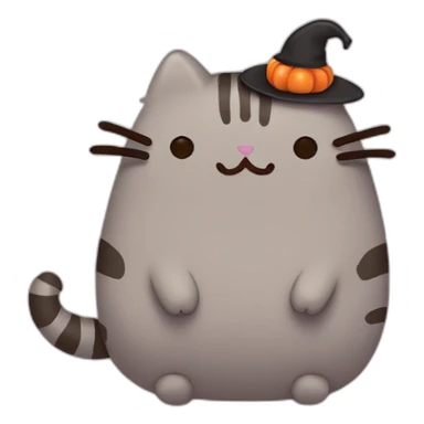 halloween pusheen sticker