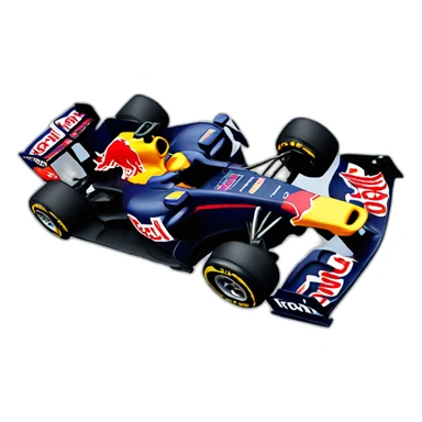 Red Bull formula 1 car sticker