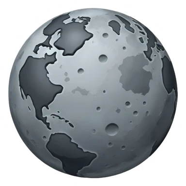 The planet Mercury with no face sticker