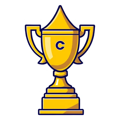 championship trophy sticker