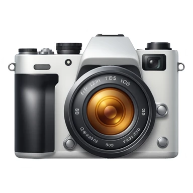 Mirrorless white camera
 sticker