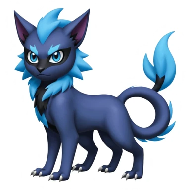 Luxray-Noibat-Absol-Dewott-fusion (full body) sticker